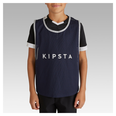 Detský rozlišovací dres na kolektívne športy modrý KIPSTA