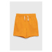 Detské krátke nohavice GAP oranžová farba, nastaviteľný pás