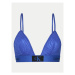 Calvin Klein Underwear Podprsenka Bralette 000QF7377E Modrá