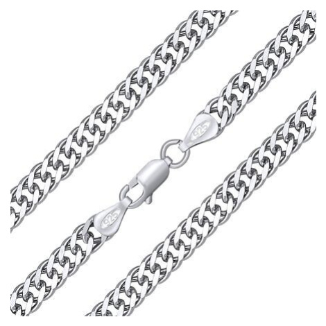 Silvego Strieborná retiazka Double Rombo 6mm - rhodiovaná TTT5ROMB6