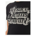 Versace Jeans Couture Tričko 75HAHG02 Čierna Regular Fit