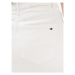 Tommy Hilfiger Džínsová sukňa WW0WW41341 Biela Regular Fit