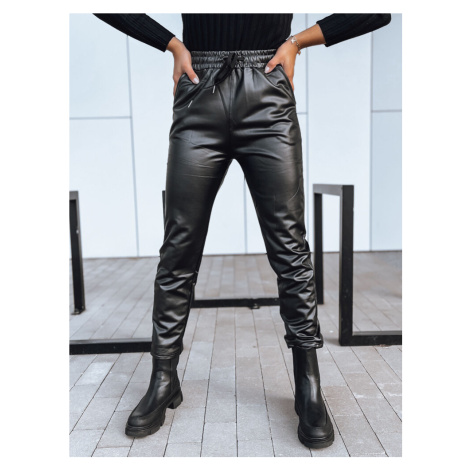 Čierne voskované zateplené nohavice LAPIS UY1721