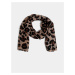 Hnedá šatka s leopardím vzorom Dorothy Perkins
