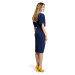 Made Of Emotion Dress M364 Navy Blue