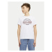 Jack&Jones Junior Tričko Logo 12258876 Biela Regular Fit