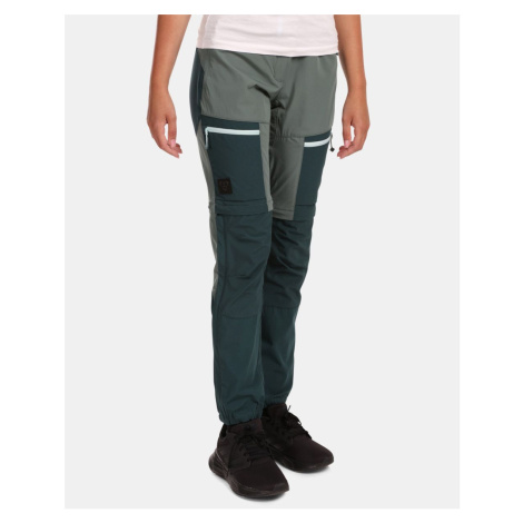 Women's outdoor detachable trousers Kilpi HOSIO-W Dark green