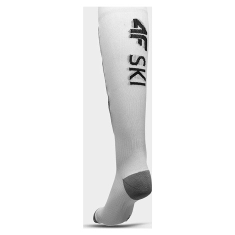 Dámske lyžiarske ponožky 4F AW22UFSOF034 biele Bílá 39-42