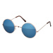 Sunmania Modré zrkadlové okuliare Lenonky 88379712