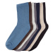 Trendyol Multi-Colored 7-Pack Plain Textured Ankle-Long Socks