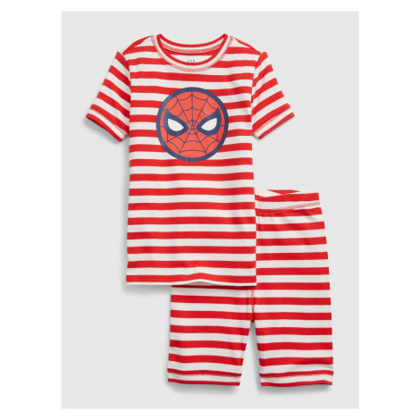 Detské pyžamo GAP & Marvel Spider-man Červená