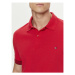 Tommy Hilfiger Polokošeľa Flag MW0MW34780 Červená Slim Fit