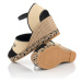 Espadrilky Karl Lagerfeld Kamini Mid Hotel Karl Closed Natural Canvas W/Black