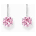 Thomas Sabo H2287-051-9 Silver dangle earrings with pink cubic zirconia