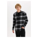 DEFACTO Regular Fit Plaid Lumberjack Long Sleeve Shirt