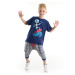 mshb&g Wave Surfing Boy T-shirt Capri Shorts Set