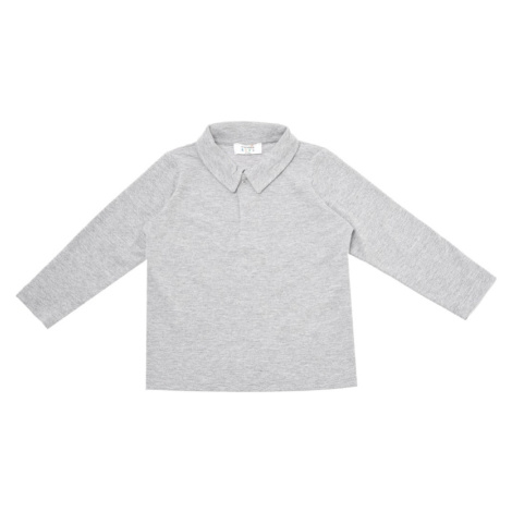 Trendyol Gray Unisex Knitted Polo Neck T-shirt