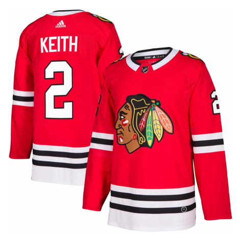 Chicago Blackhawks hokejový dres #2 Duncan Keith adizero Home Authentic Player Pro Adidas