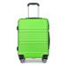 Zelený odolný plastový cestovný kufor &quot;Travelmania&quot; - veľ. L