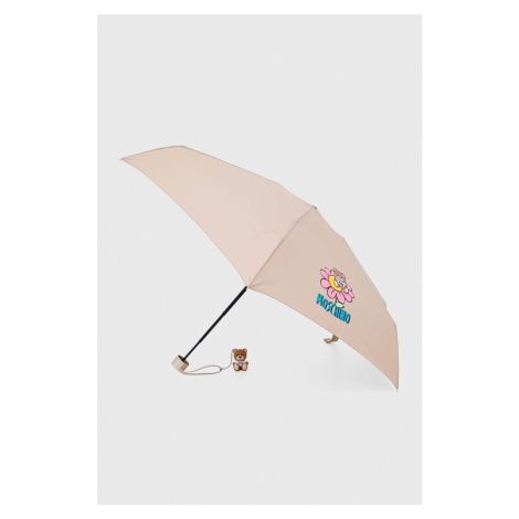 Detský dáždnik Moschino béžová farba, 8252 SUPERMINIA