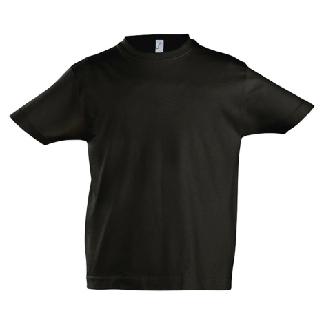 SOĽS Imperial Kids Detské tričko s krátkym rukávom SL11770 Deep black