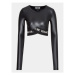 Versace Jeans Couture Blúzka 74HAH222 Čierna Regular Fit