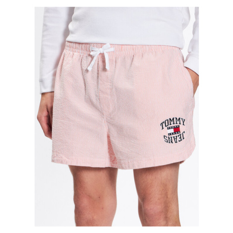 Tommy Jeans Bavlnené šortky DM0DM16294 Oranžová Regular Fit Tommy Hilfiger
