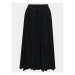 Culture Plisovaná sukňa Cuvienna 50109578 Čierna Relaxed Fit