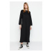 Trendyol Black Oversize Knitted Dress