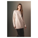 DEFACTO Regular Fit Crew Neck Hair Knit Patterned Knitwear Sweater Tunic