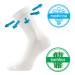 Lonka Drbambik Unisex ponožky s voľným lemom - 3 páry BM000003618800101175 biela