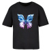 Women's T-Shirt Chromed Butterfly Tee - Black