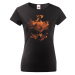 Dámské tričko Lebka - perfektné tričko pre milovníkov fantasy tričiek