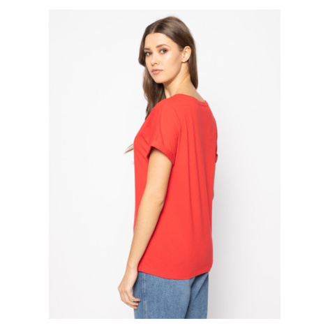 Dámské tričko červená model 9015205 - Emporio Armani