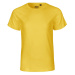 Neutral Detské tričko s krátkym rukávom z organickej Fairtrade bavlny - Žltá