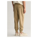 TEPLÁKY GANT LOGO SCRIPT JERSEY PANTS DRIED KHAKI