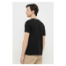 Bavlnené tričko Alpha Industries 178501RR.03-Black, čierna farba, s potlačou