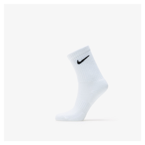 Nike Everyday Cushioned Training Crew Socks 3-Pack White/ Black