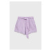 Detské krátke nohavice Guess fialová farba, jednofarebné,