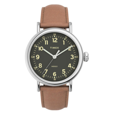 Timex Hodinky Standard TW2V27700 Hnedá