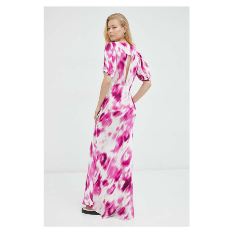 Šaty Herskind ružová farba, maxi, rovný strih