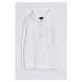 MIKINA GANT REG TONAL SHIELD HOODIE EGGSHELL