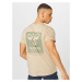 Hummel Funkčné tričko 'Toronto'  biela / kaki / svetlohnedá