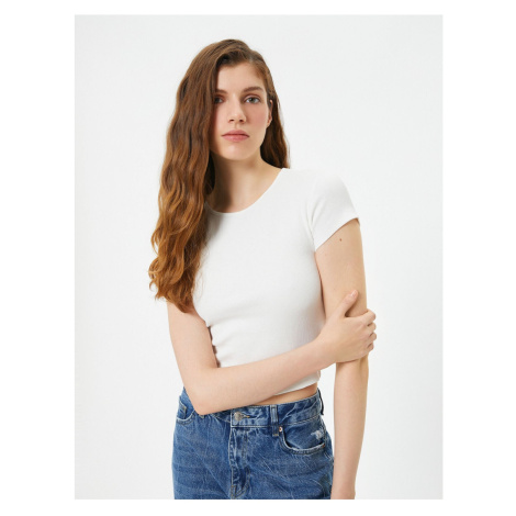 Koton Basic T-Shirt Short Sleeve Round Neck Cotton