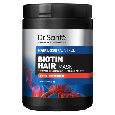 Maska proti vypadávaniu vlasov Dr. Santé Hair Loss Control Biotin Hair Mask - 1000 ml + darček z