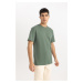 DEFACTO New Regular Fit Crew Neck Short Sleeve 100% Cotton Basic T-Shirt