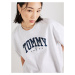 Tommy Jeans Oversize tričko 'VARSITY 1'  námornícka modrá / svetlosivá