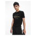 Čierne pánske tričko s potlačou Calvin Klein