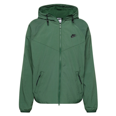 Nike Sportswear Zimná bunda  zelená / čierna