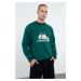 Trendyol Emerald Green Oversize/Wide Cut Embroidered Fleece/Warm Sweatshirt